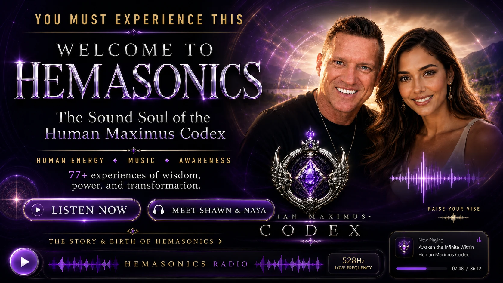 Welcome to Hemasonics — The Sound Soul of the Human Maximus Codex